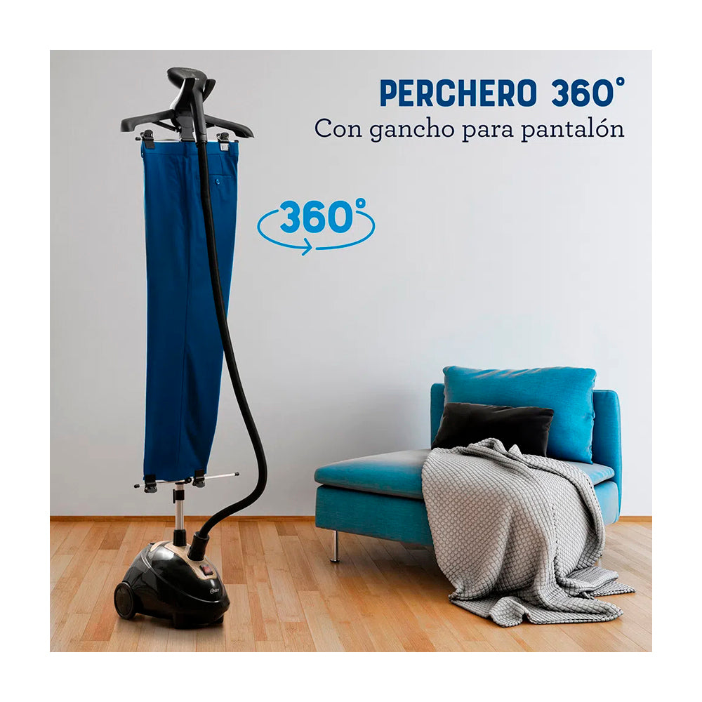 Oster GCSTGS7000 Vaporizador de Prendas de Pedestal | 360° | 1.5L | Negro