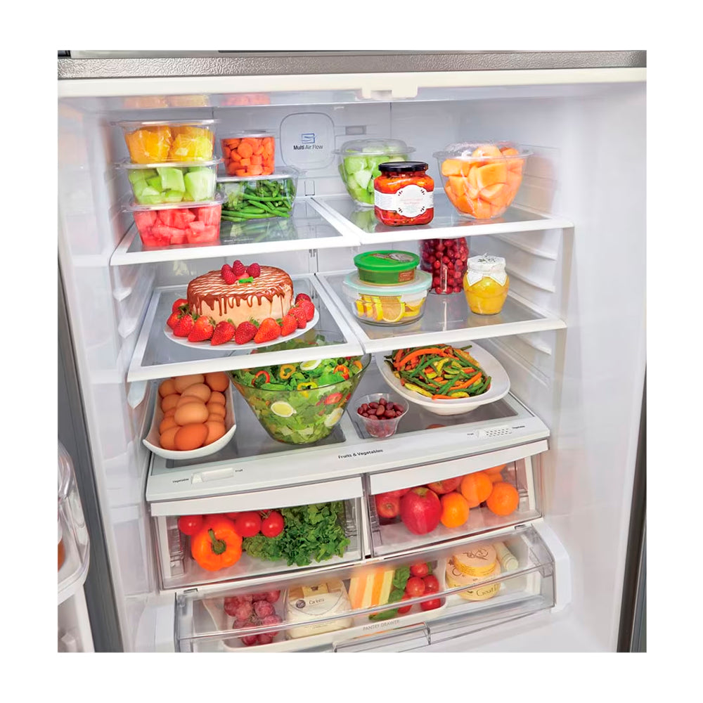 LG Refrigeradora French Door Linear Inverter de 3 Puertas | Multi Air Flow | Bioshield | 22p3