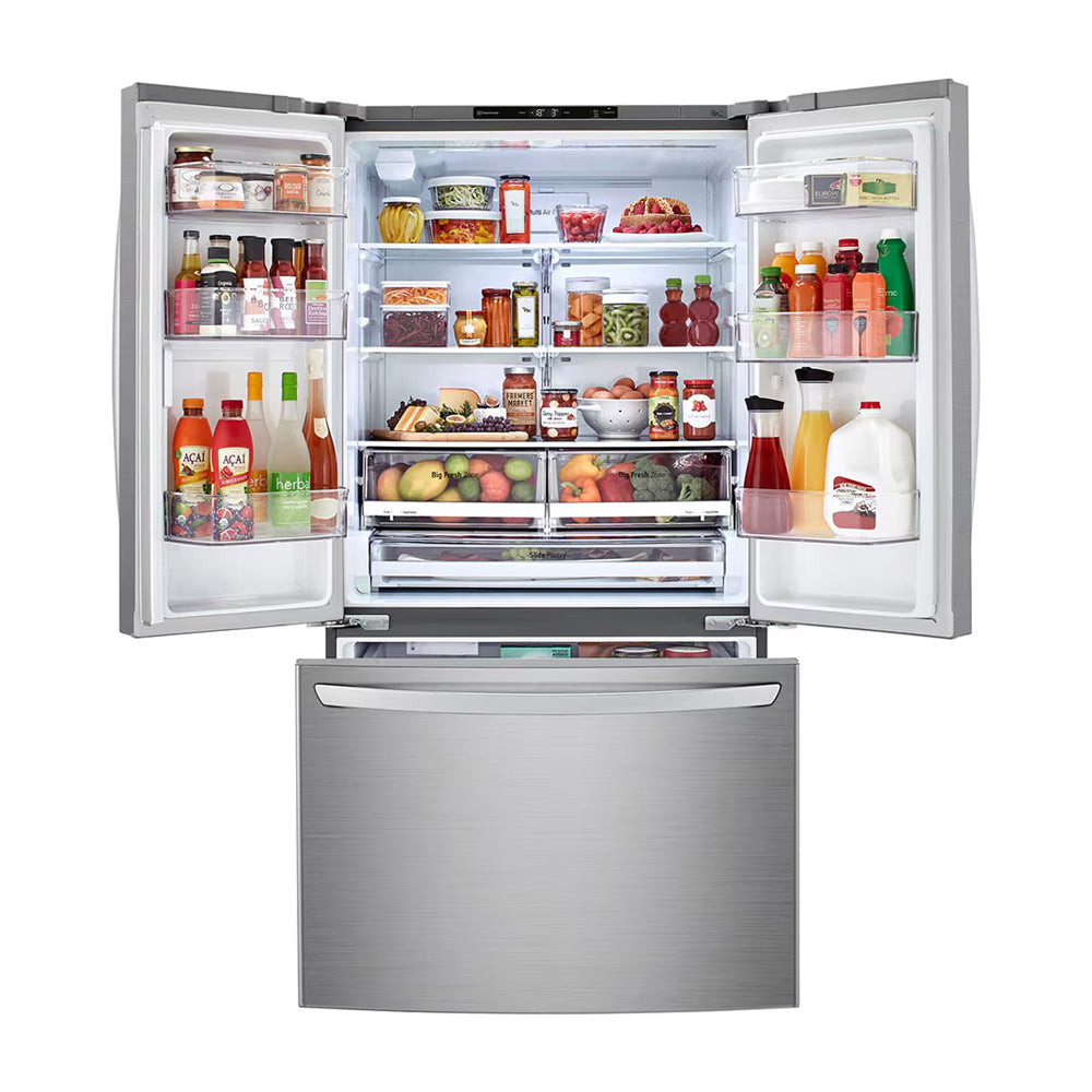 LG Refrigeradora French Door Smart Inverter de 3 Puertas | Multi Air Flow | Door Cooling + | 30p3