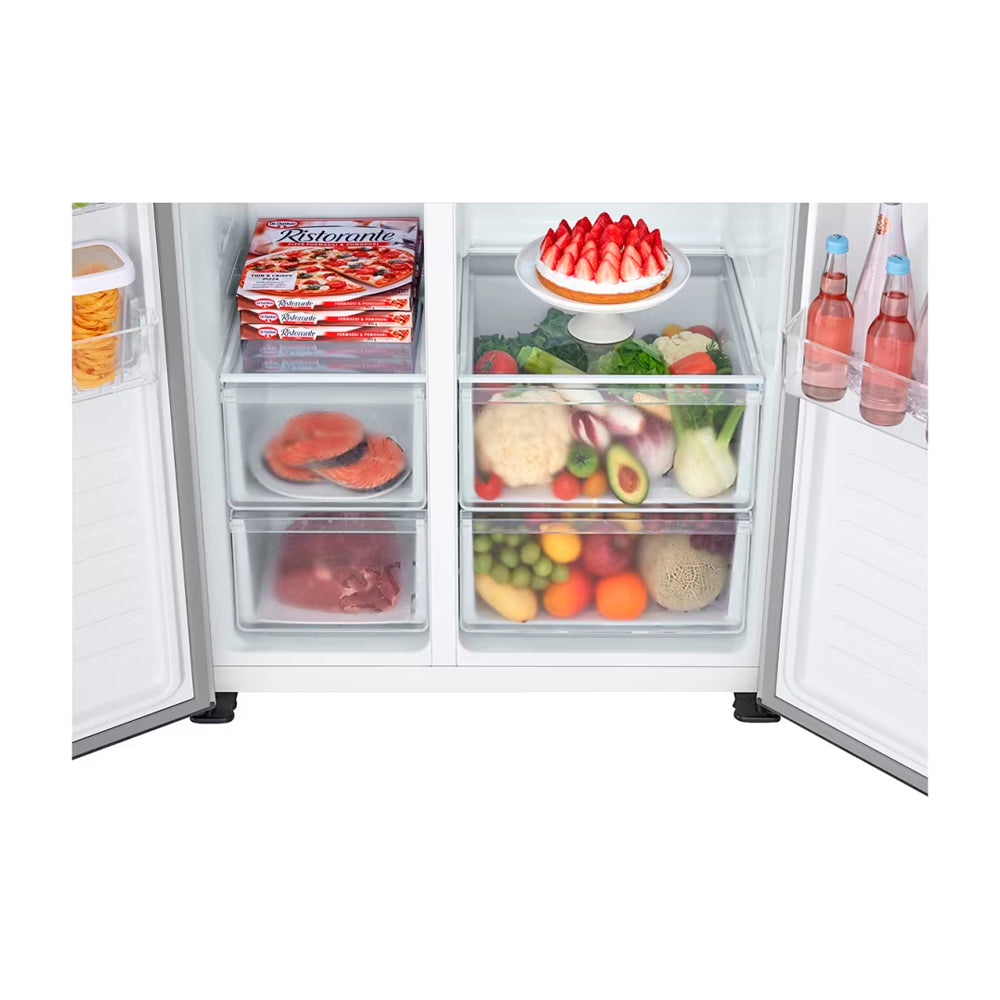 LG Refrigeradora Side By Side Smart Inverter | Multi Air Flow | Panel Digital | 18p3