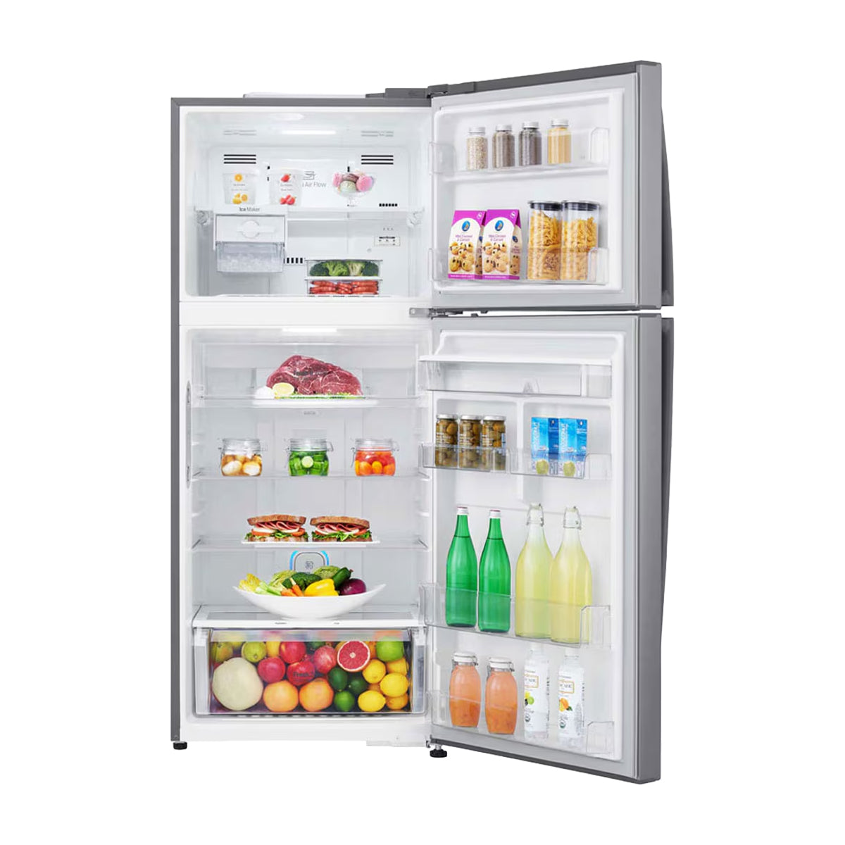 LG Refrigeradora Top Freezer Smart Inverter | Linear Cooling | Multi Air Flow | Door Cooling + | Dispensador de Agua | 18.08p3