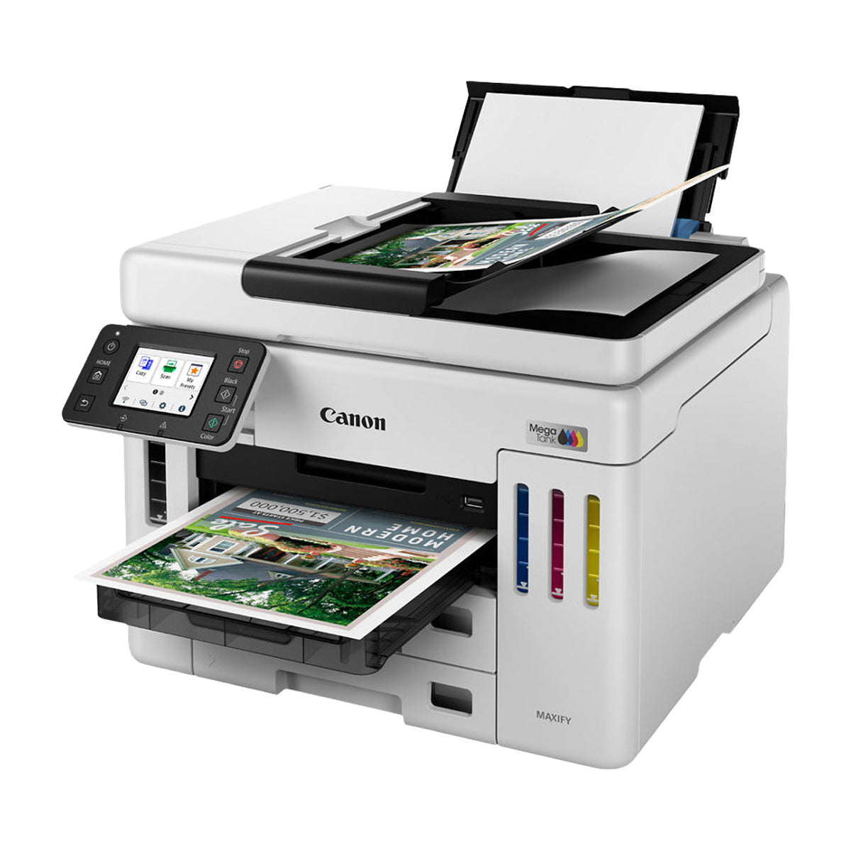 Canon GX7110 Impresora Inalámbrica Multifuncional MAXIFY con Tanques de Tinta
