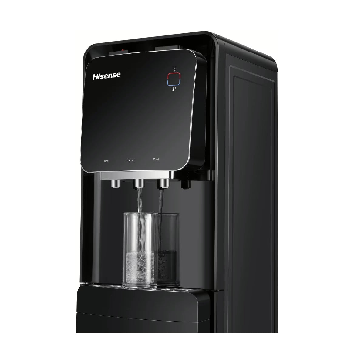 Hisense Dispensador de Agua Fría/Caliente/Ambiente | Carga Inferior | Capacidad de 20L | Negro