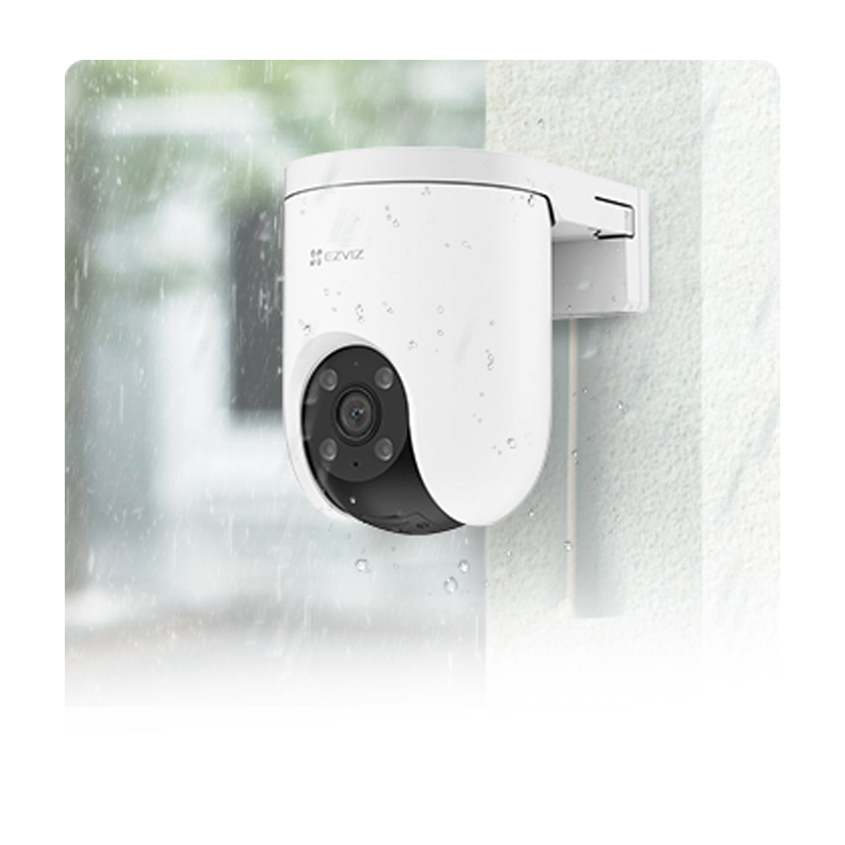 EZVIZ H8C Pro 2K Cámara de Seguridad WiFi para Casa | 2K | Visión Panorámica 360° | Visión Nocturna a Color | Detección de Movimiento