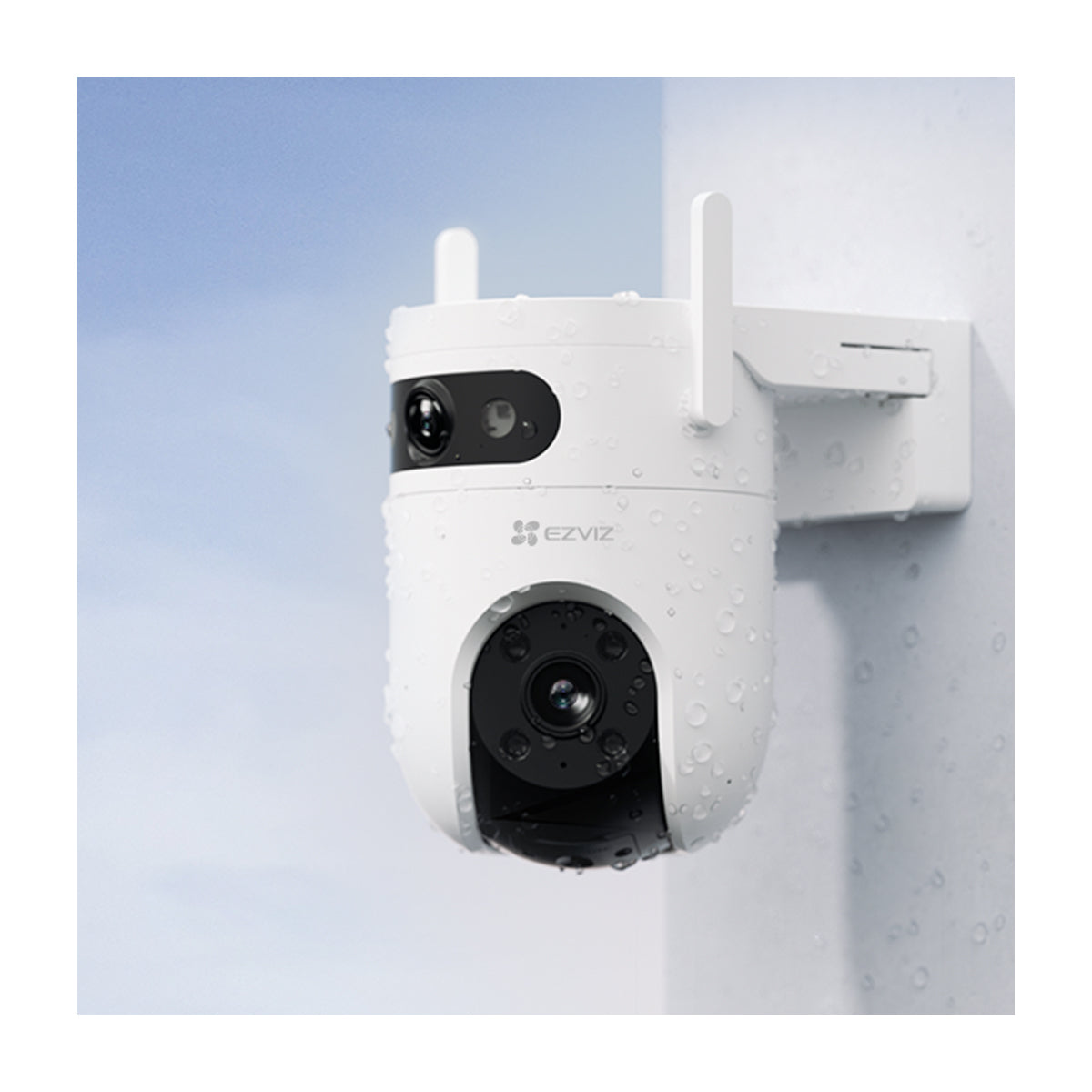 EZVIZ H9c Dual Cámara de Seguridad WiFi para Casa | Dual 2K | Visión Panorámica 360º | Visión Nocturna a Color | Detección de Movimiento