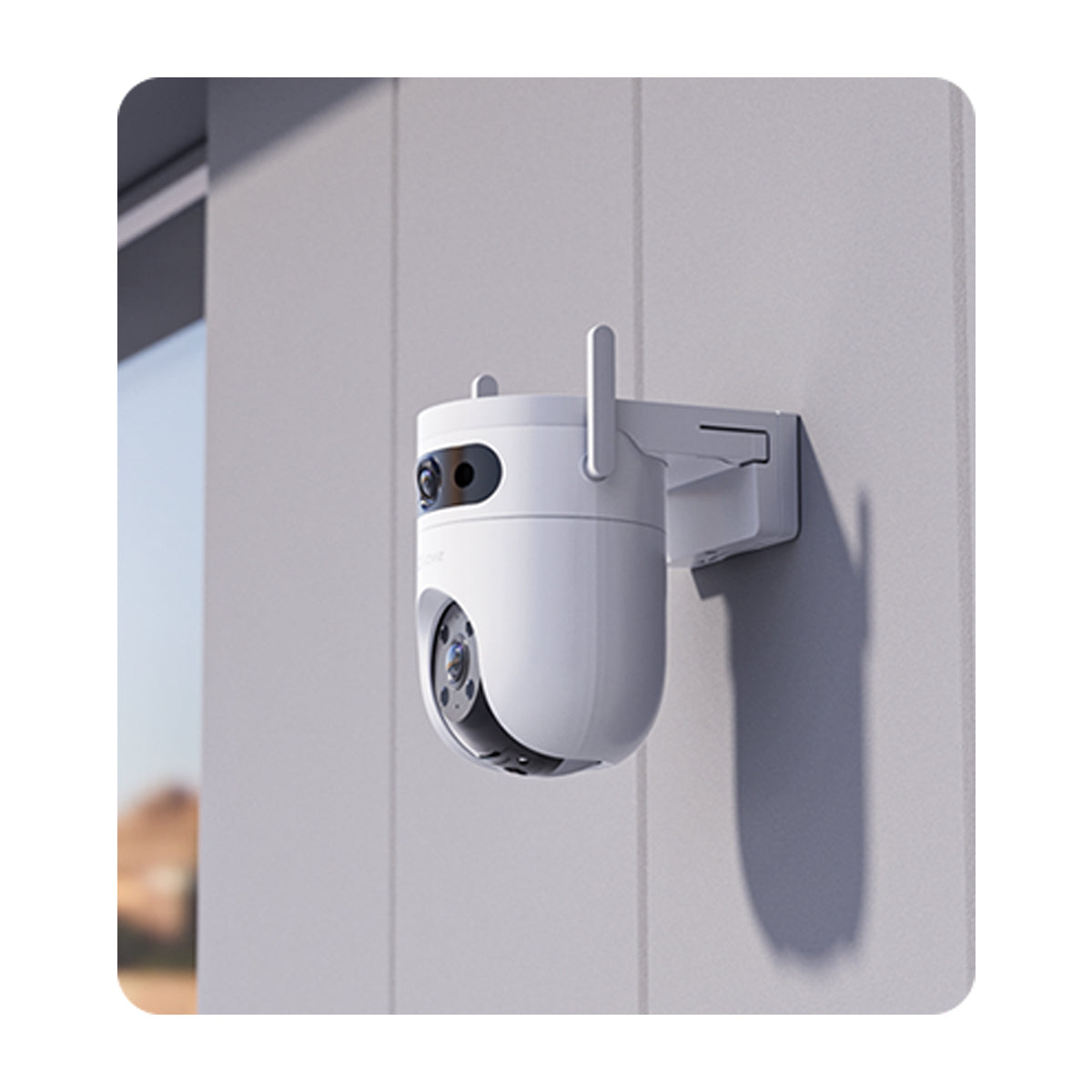 EZVIZ H9c Dual Cámara de Seguridad WiFi para Casa | Dual 2K | Visión Panorámica 360º | Visión Nocturna a Color | Detección de Movimiento
