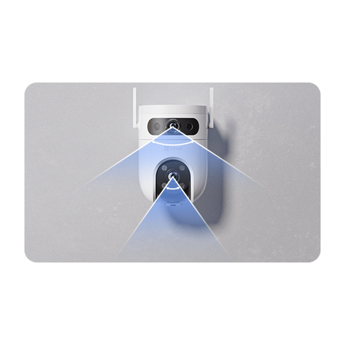 EZVIZ H9c Dual Cámara de Seguridad WiFi para Casa | Dual 2K | Visión Panorámica 360º | Visión Nocturna a Color | Detección de Movimiento