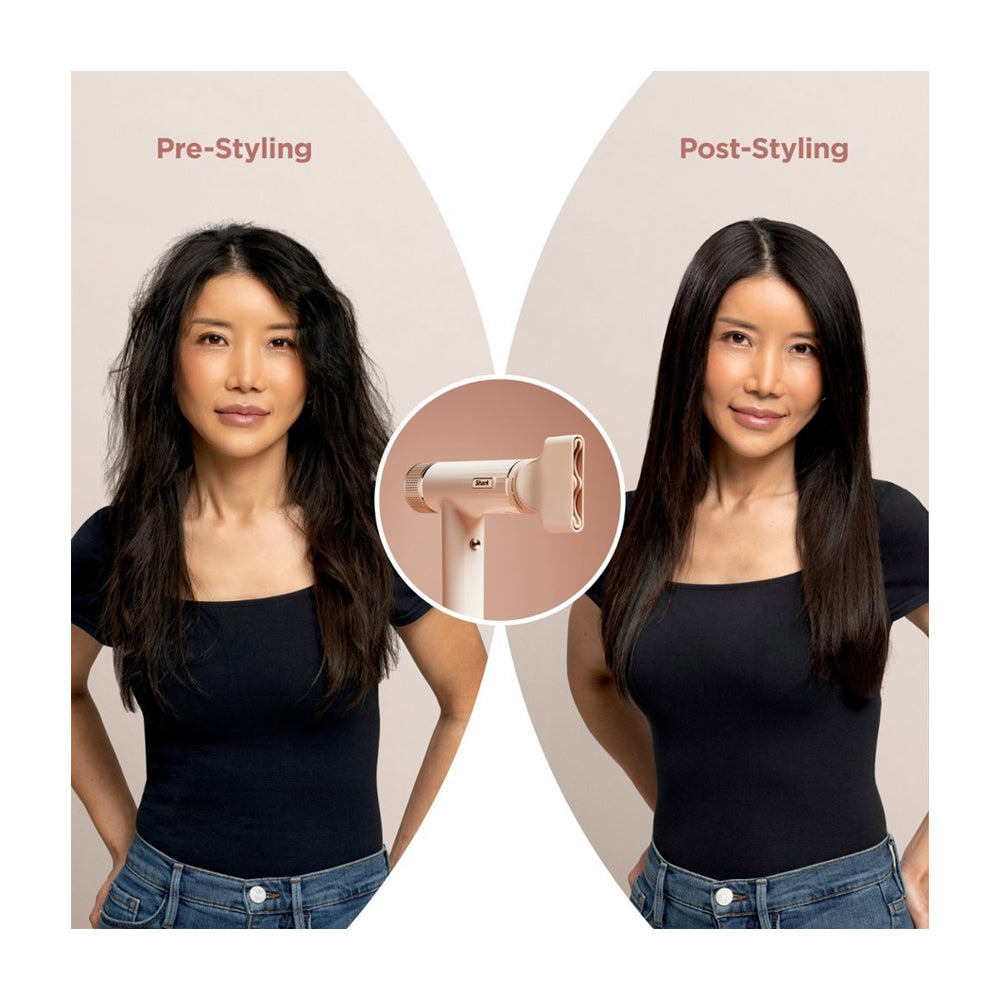 Shark SpeedStyle Secador de Cabello 3-en-1 | QuickSmooth | Straight & Wavy | Blanco