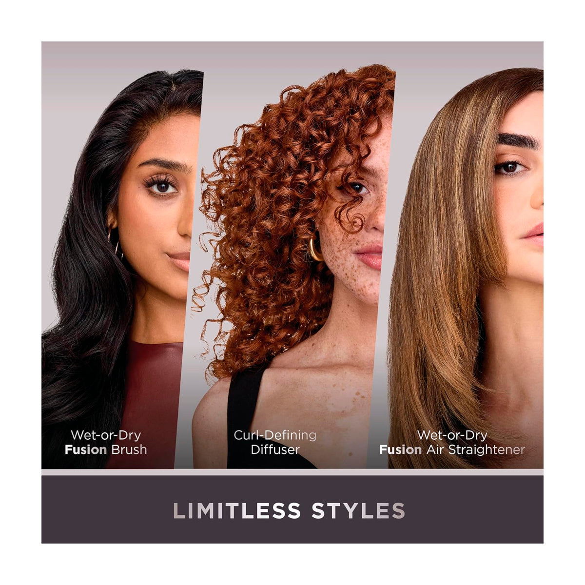 Shark FlexFusion Cepillo Secador 5-en-1 | Multi-Estilizador | Air Styler Curly | Cosmic Blush