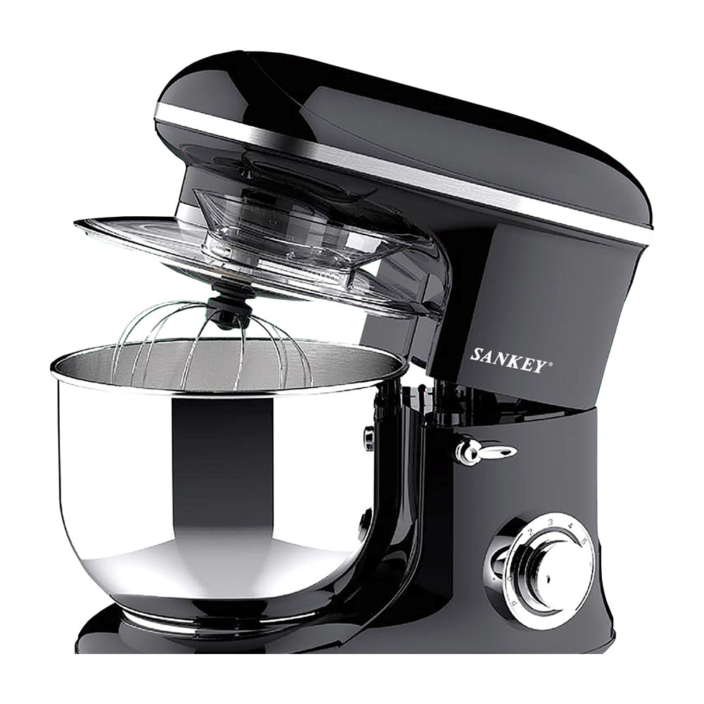 Sankey Batidora de Pedestal de 6 Velocidades | 5.5L | 1200W | Negro