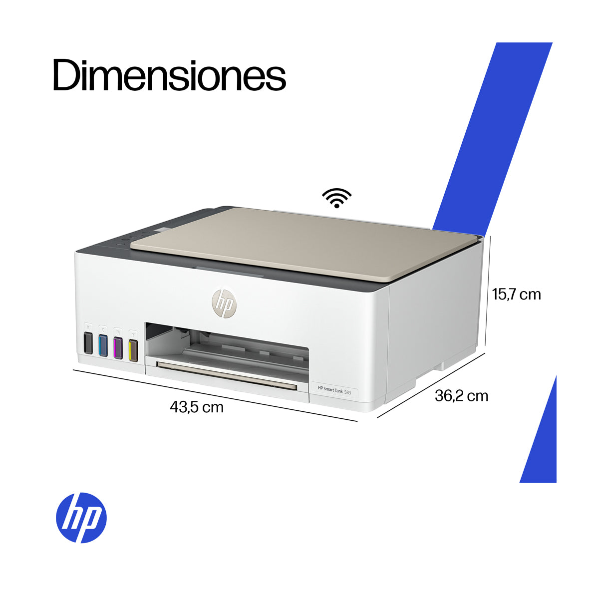 HP Smart Tank 583 Impresora Inalámbrica Multifuncional con Tanques de Tinta