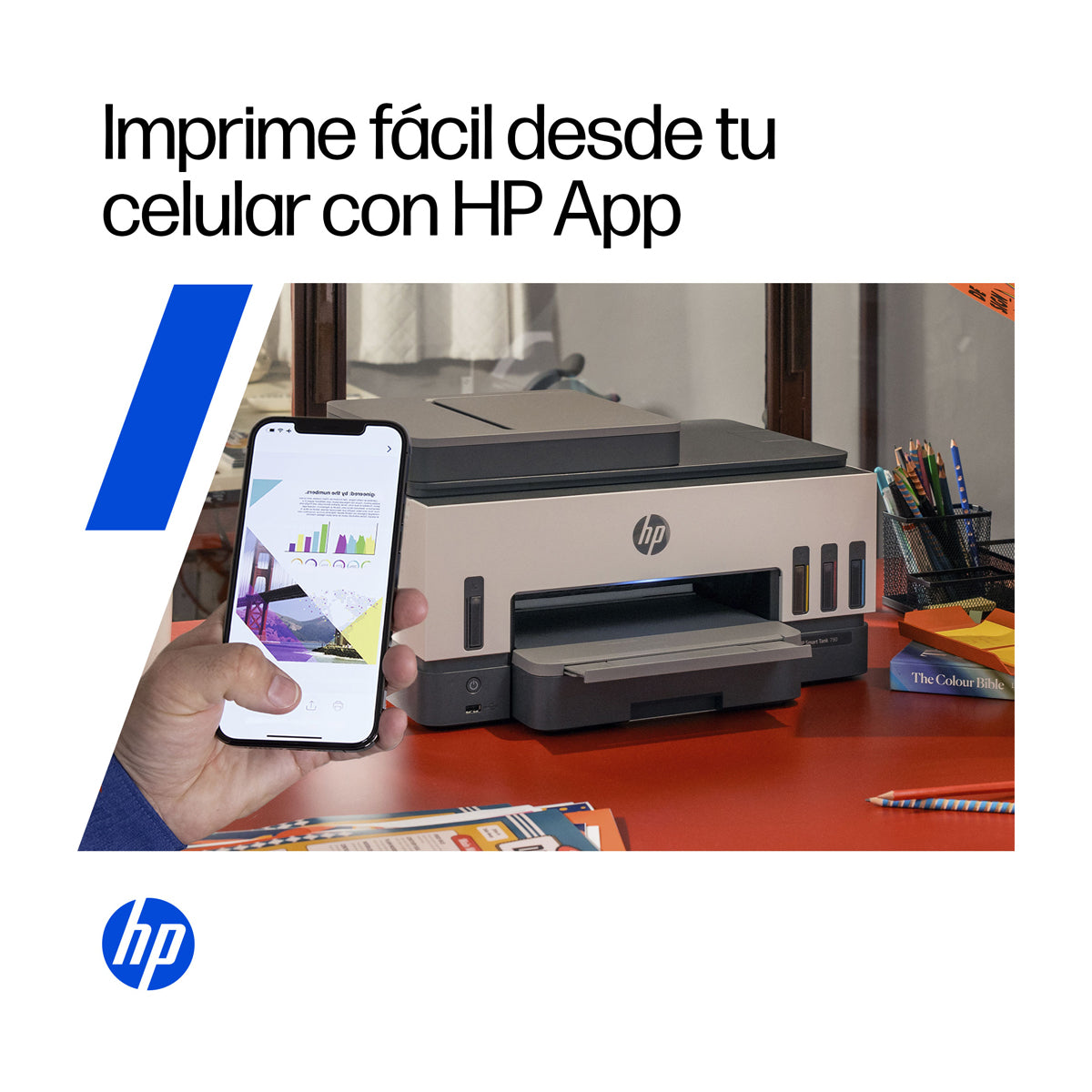 HP Smart Tank 790 Impresora Inalámbrica Multifuncional con Tanques de Tinta