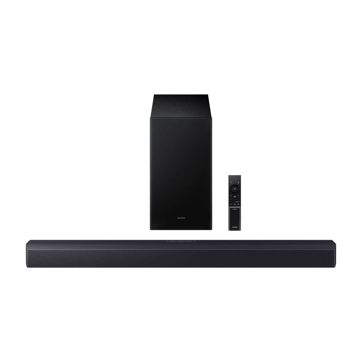 Samsung Barra de Sonido Bluetooth de 2.1 Canales | Subwoofer | Sonido Envolvente 3D | Bass Boost | Adaptive Sound Lite | GM Pro | Dolby 2.0 | DTS V:X | 300W