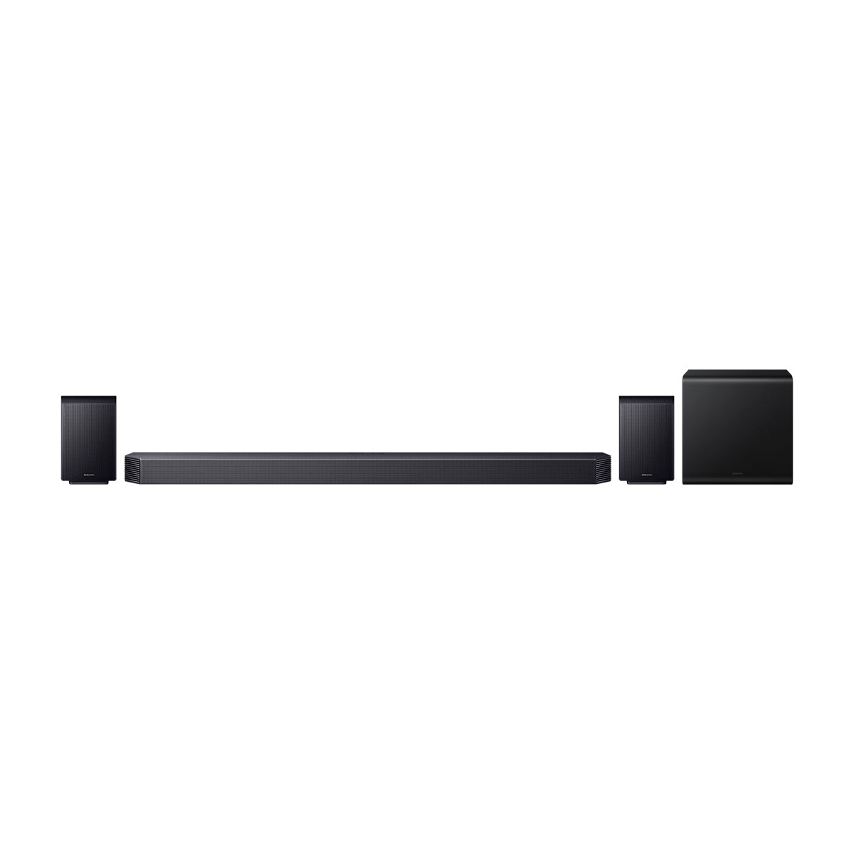 Samsung Barra de Sonido Bluetooth de 9.1.4 Canales | Subwoofer | Sonido Envolvente 3D | Q-Symphony | SpaceFit Sound Pro | GM Pro | WiFi | AVA Pro | Wireless Dolby Atmos | DTS:X | 580W