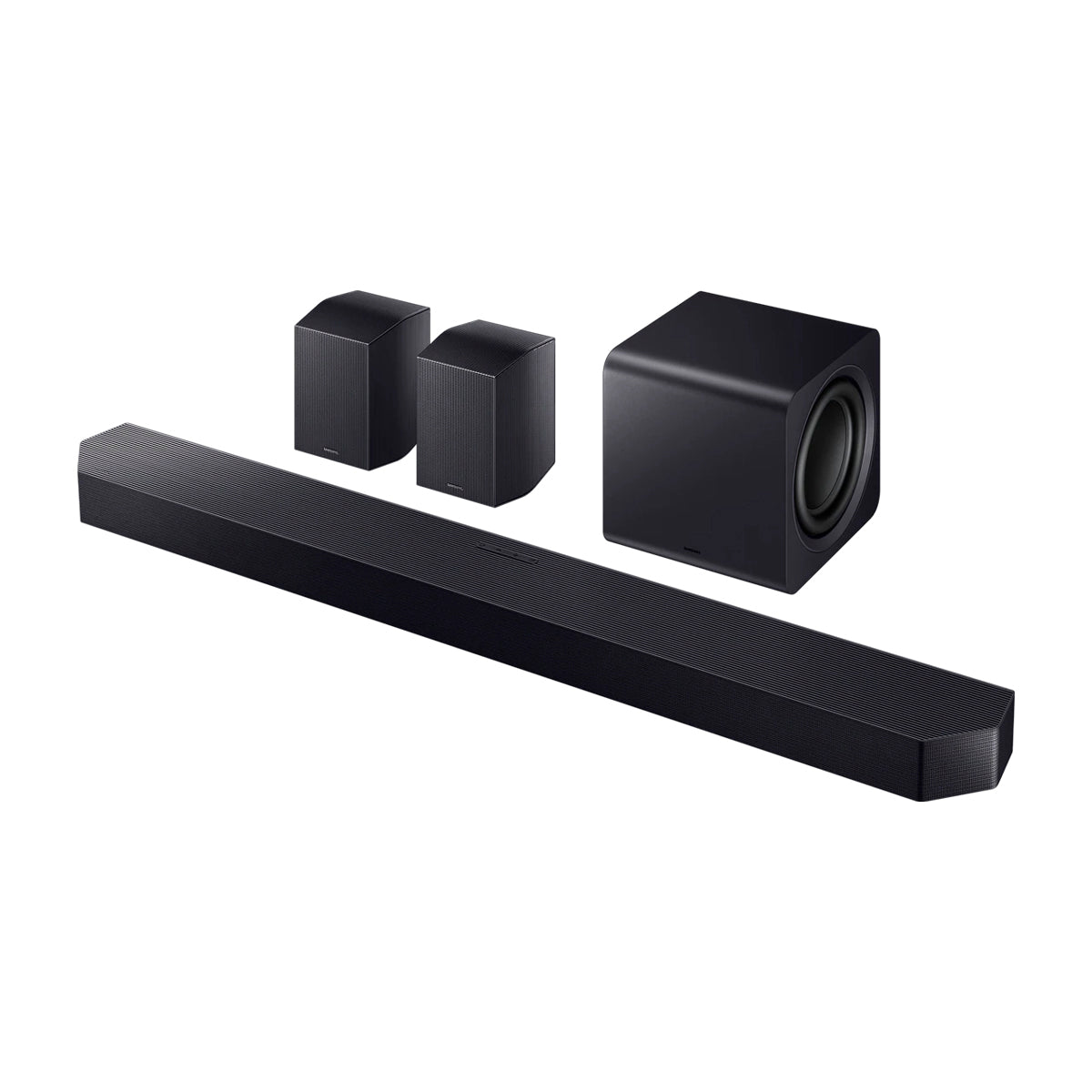 Samsung Barra de Sonido Bluetooth de 11.1.4 Canales | Subwoofer | Sonido Envolvente 3D | Q-Symphony | SpaceFit Sound Pro | GM Pro | WiFi | AVA Pro | Wireless Dolby Atmos | DTS:X | 756W