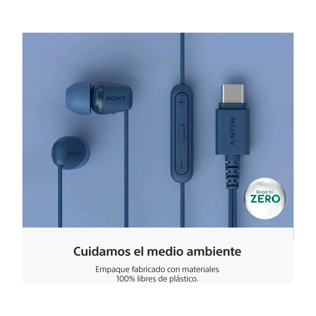 Sony IER-EX15C Audífonos de Cable | Azul