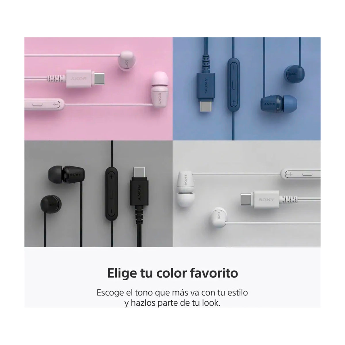 Sony IER-EX15C Audífonos de Cable | Azul