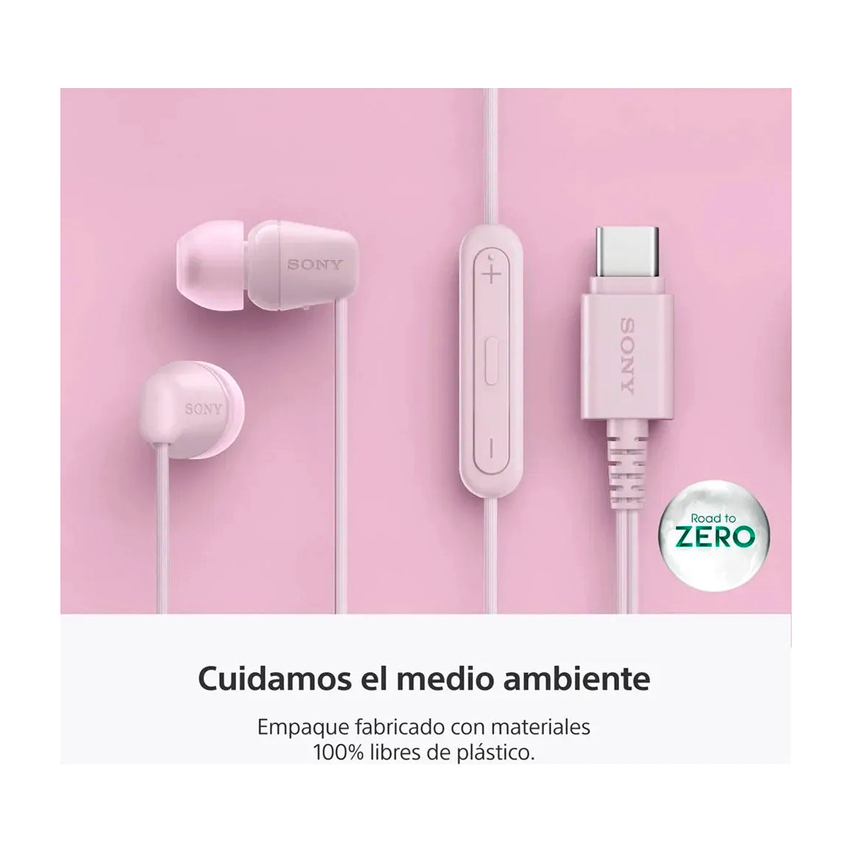 Sony IER-EX15C Audífonos de Cable - Rosa