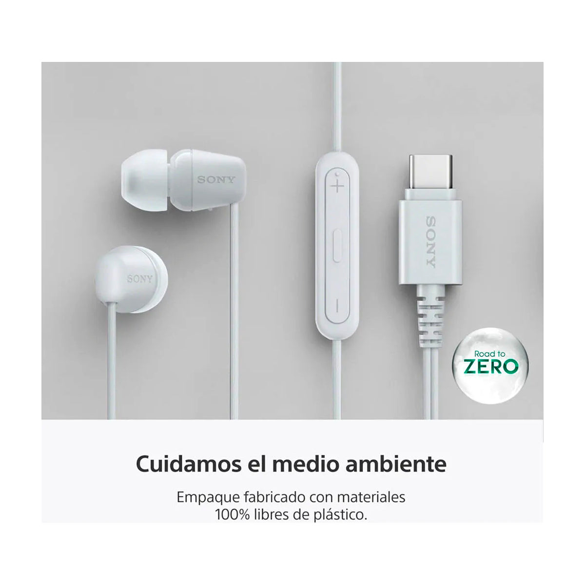 Sony IER-EX15C Audífonos de Cable | Blanco