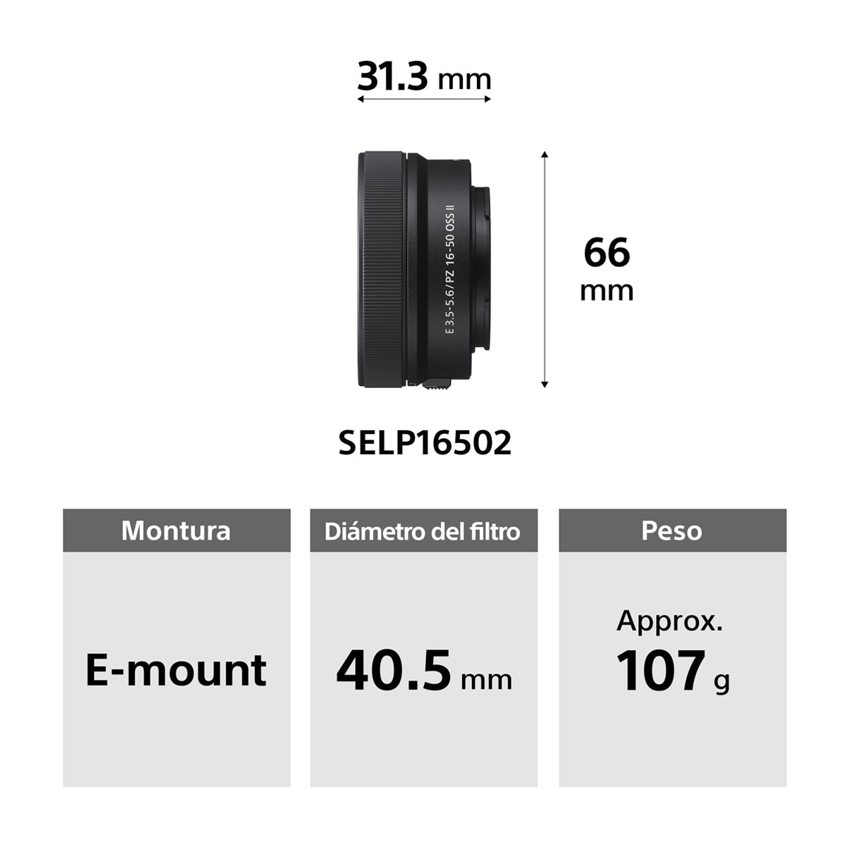 Sony a6400 Alpha Cámara Digital Mirrorless con Lente 18-135mm OSS | ILCE-6400M