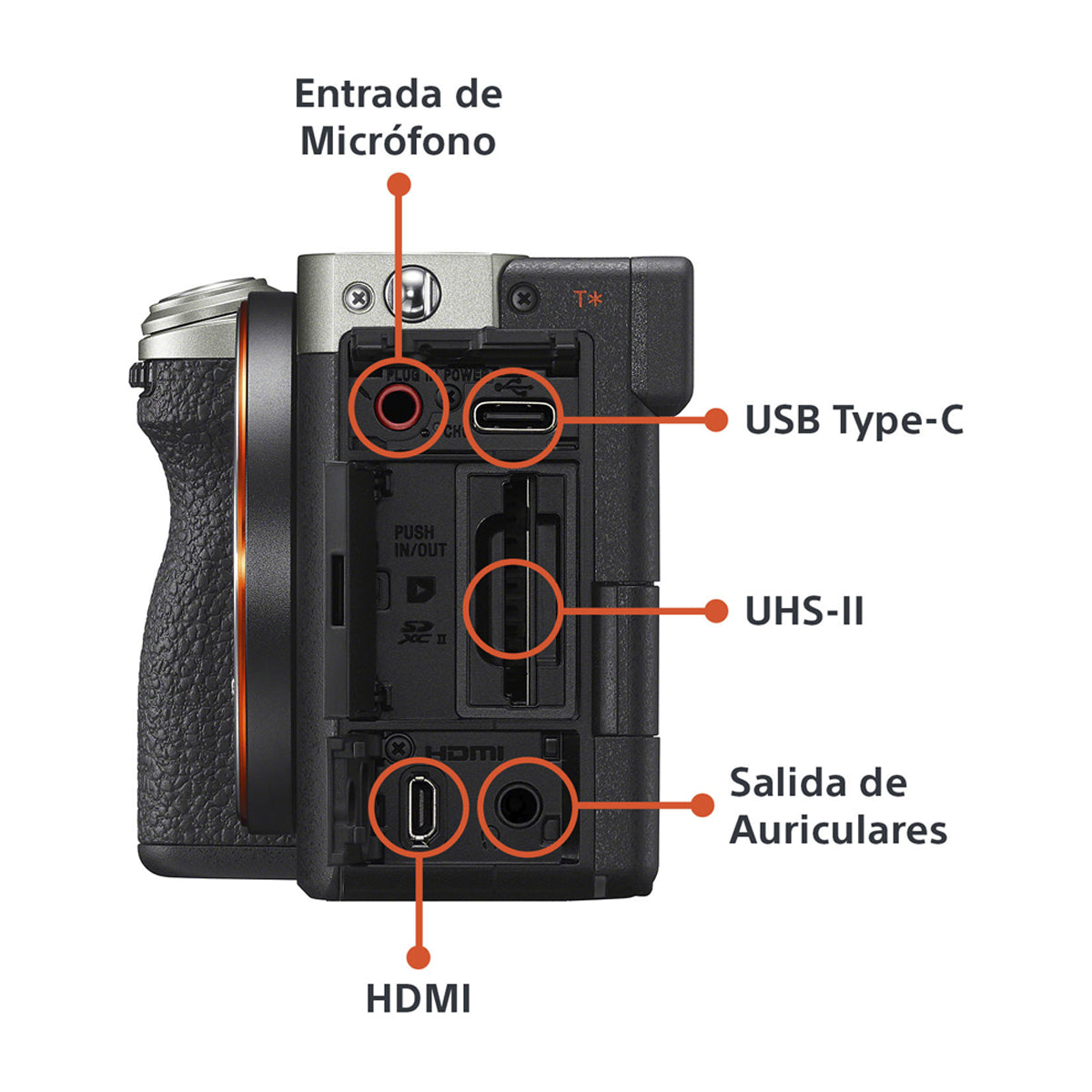 Sony a7C Alpha Cámara Digital Mirrorless Body | ILCE-7C | Full Frame | Plateado