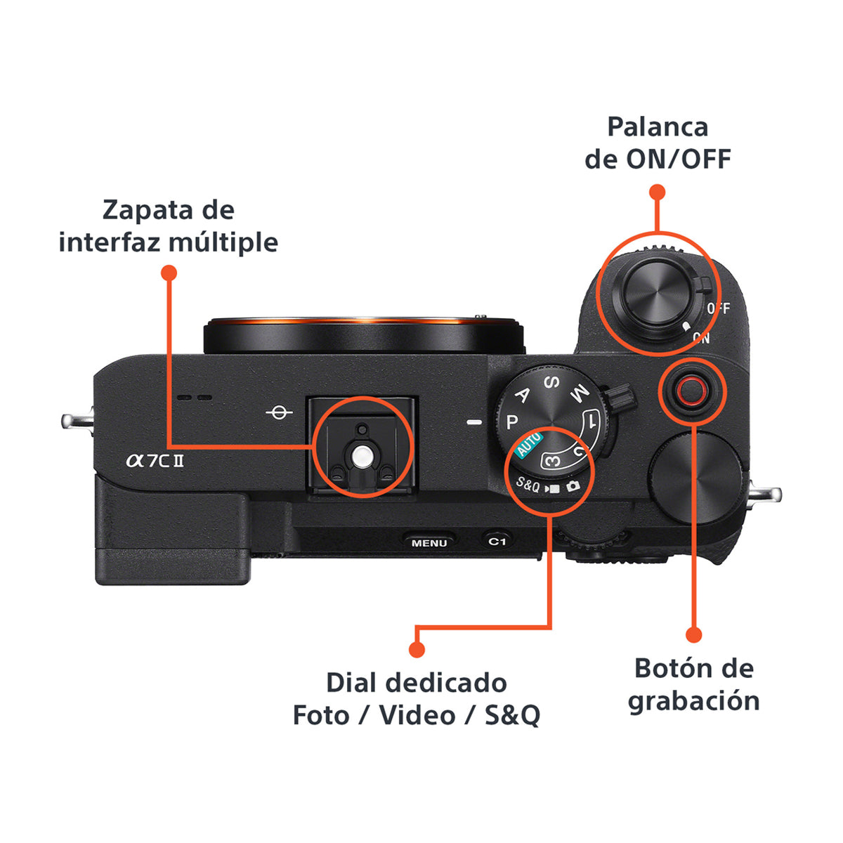 Sony a7C II Alpha Cámara Digital Mirrorless Body | ILCE-7CM2 | Full Frame | Negro
