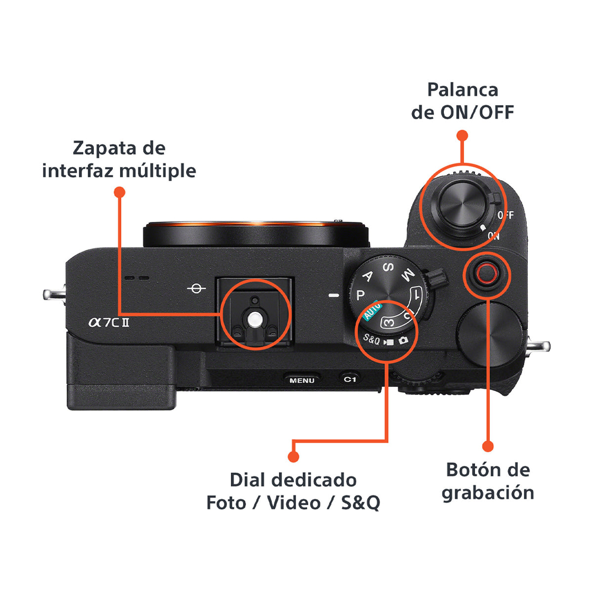 Sony a7C II Alpha Cámara Digital Mirrorless con Lente 28-60mm | ILCE-7CM2L | Full Frame | Negro