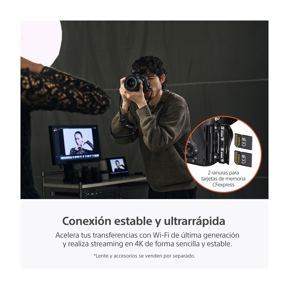 Sony a7R VI Alpha Cámara Digital Mirrorless Body | ILCE-7RM6 | Full Frame
