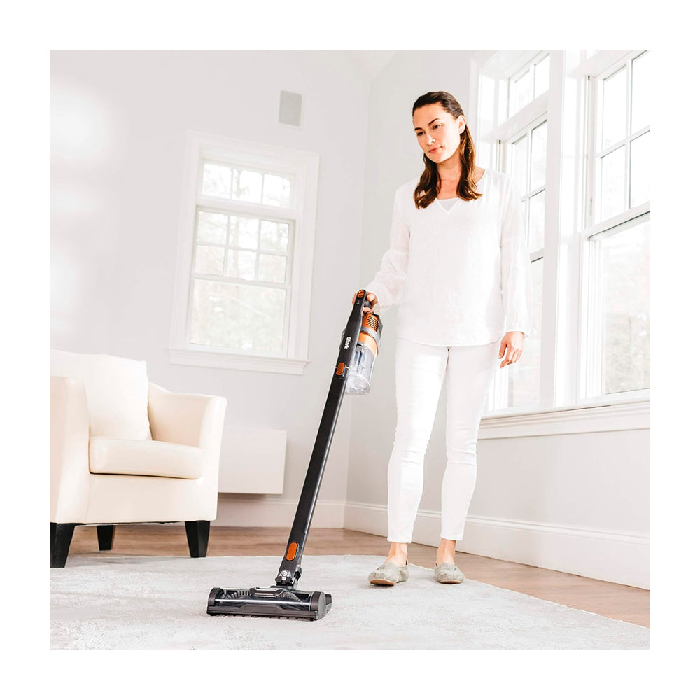 Shark Pet Cordless Aspiradora Inalámbrica | Succión Potente | CleanTouch | Recipiente XL | Gris Naranja