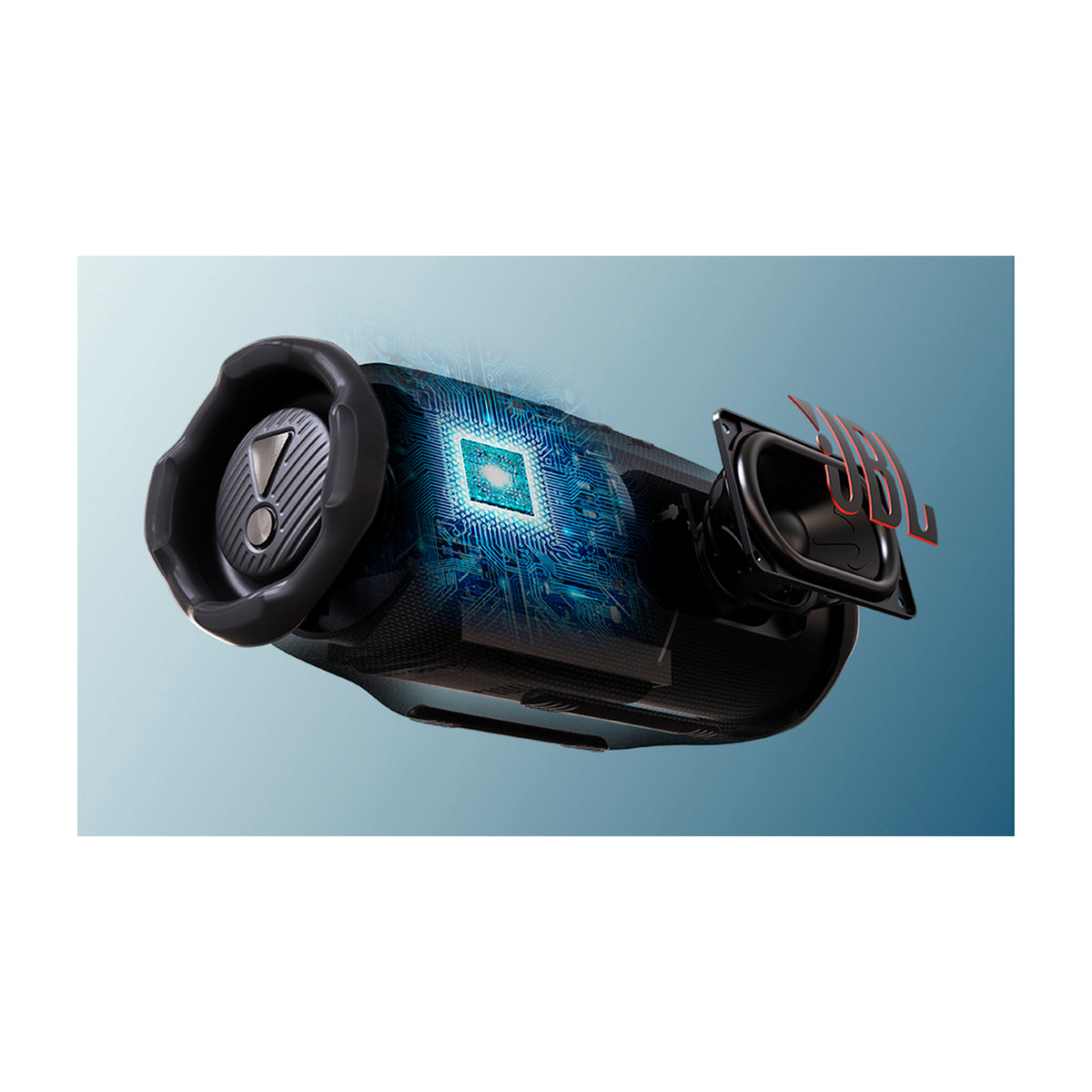 JBL Charge 6 Bocina Portátil Bluetooth Waterproof | AI Sound Boost | 28H | IP68 | Negro Naranja