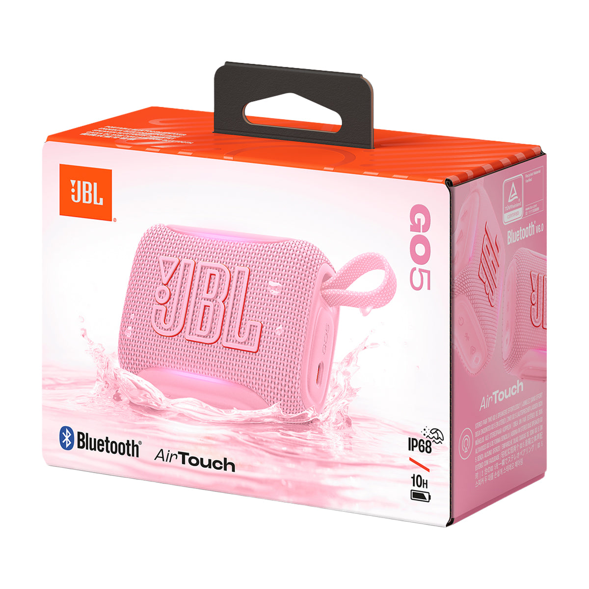 JBL GO 5 Bocina Portátil Bluetooth Waterproof | JBL Pro Sound | 10H | IP68 | Rosa