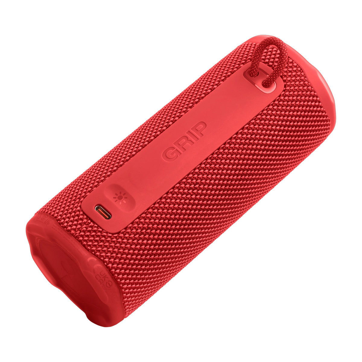 JBL Grip Bocina Portátil Bluetooth Waterproof | AI Sound Boost | 14H | IP68 | Rojo