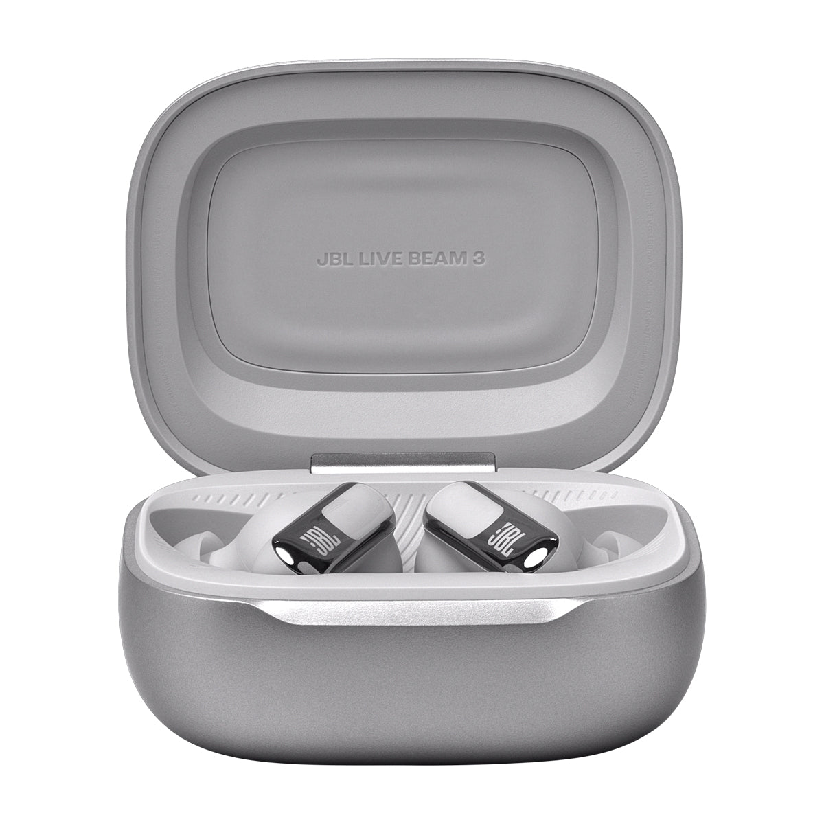 JBL Live Beam 3 True Wireless Audífonos Inalámbricos Bluetooth | Adaptive Noise Cancelling | Plateado