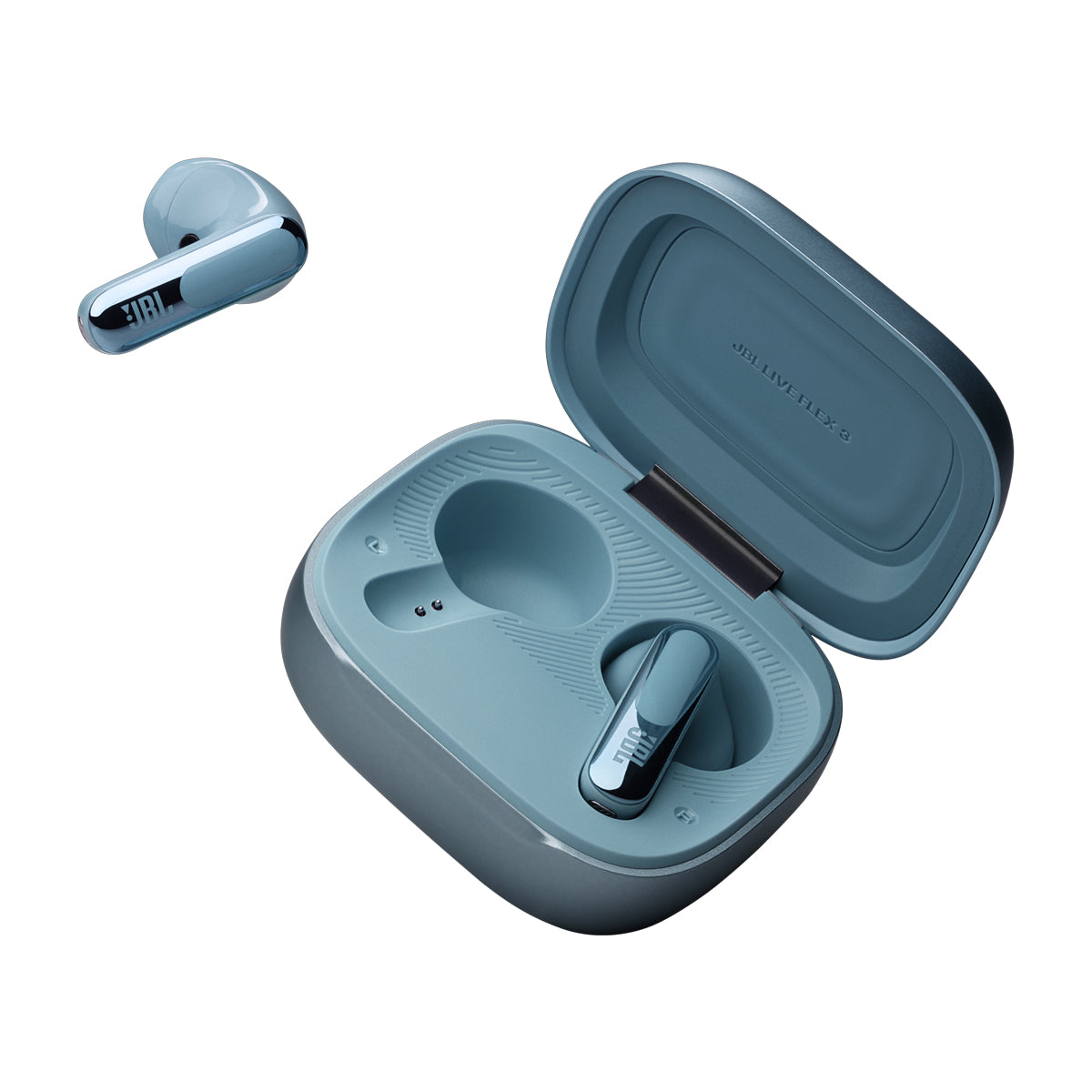 JBL Live Flex 3 True Wireless Audífonos Inalámbricos Bluetooth | True Adaptive Noise Cancelling | Azul