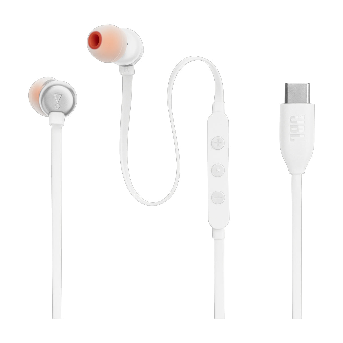 JBL Tune 310C Audífonos de Cable | Blanco