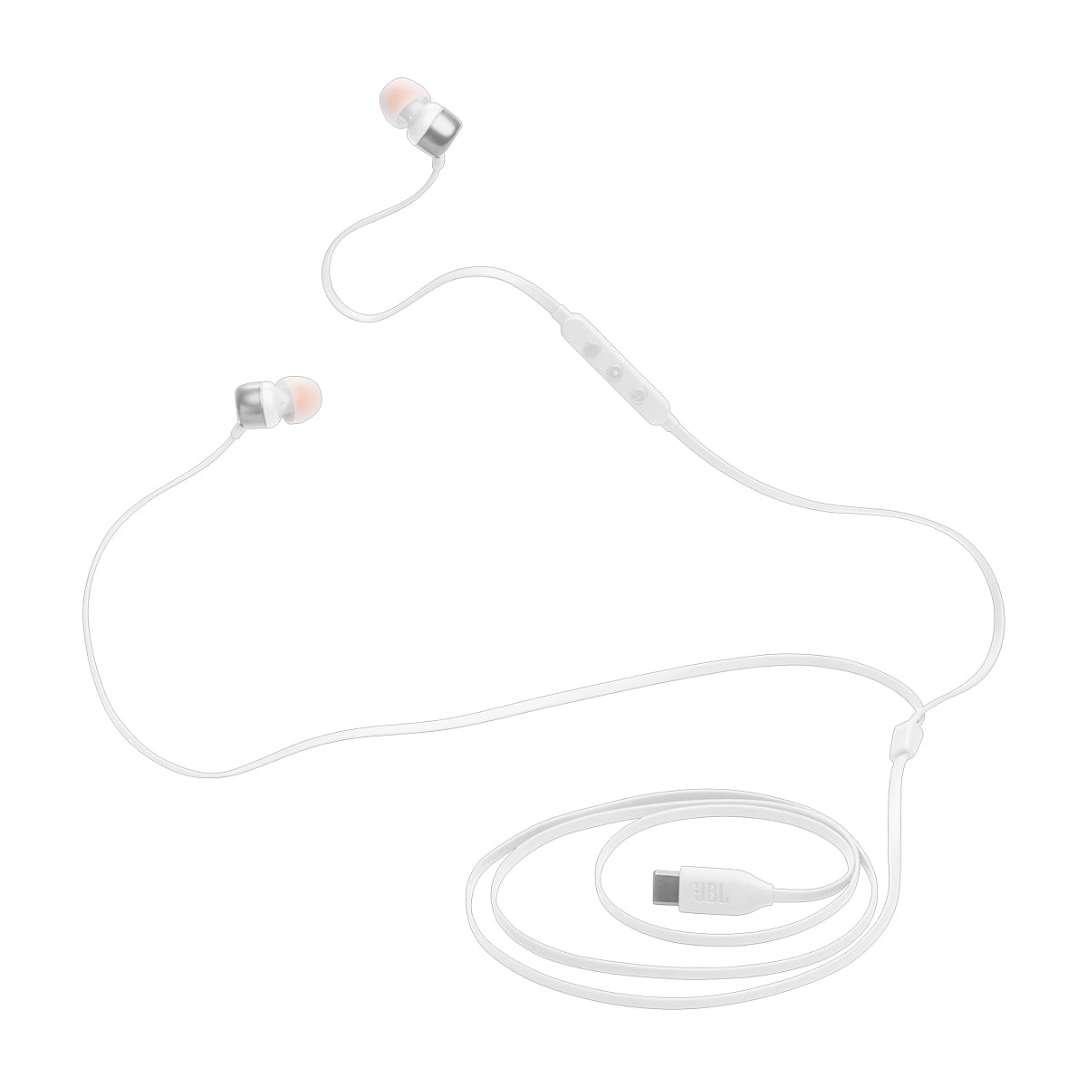 JBL Tune 310C Audífonos de Cable | Blanco