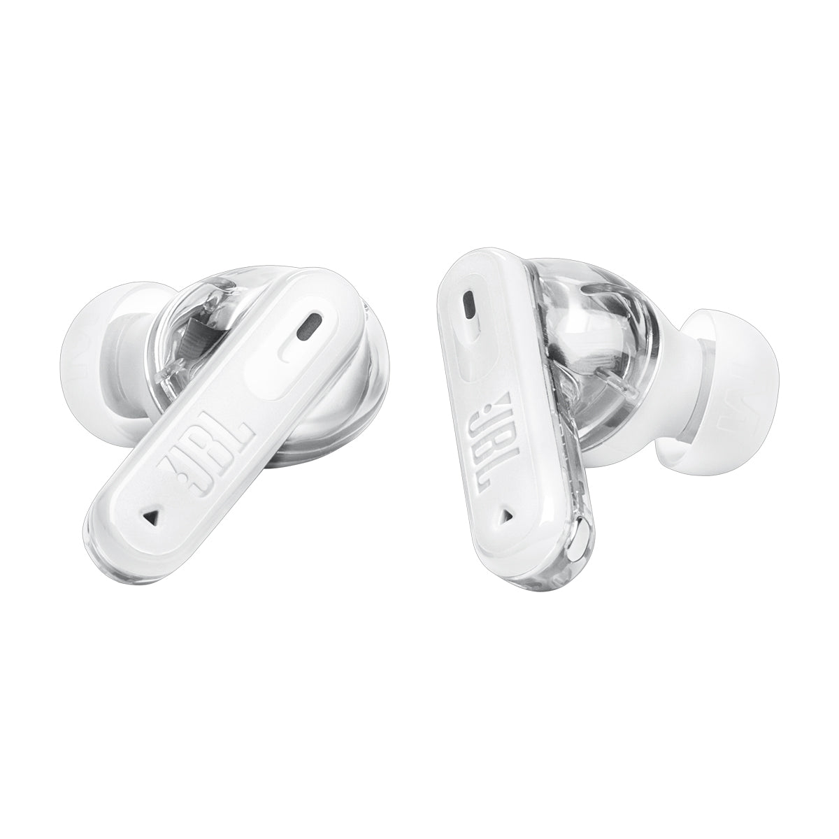 JBL Tune Beam 2 Ghost Edition True Wireless Audífonos Inalámbricos Bluetooth | Adaptive Noise Cancelling | Blanco