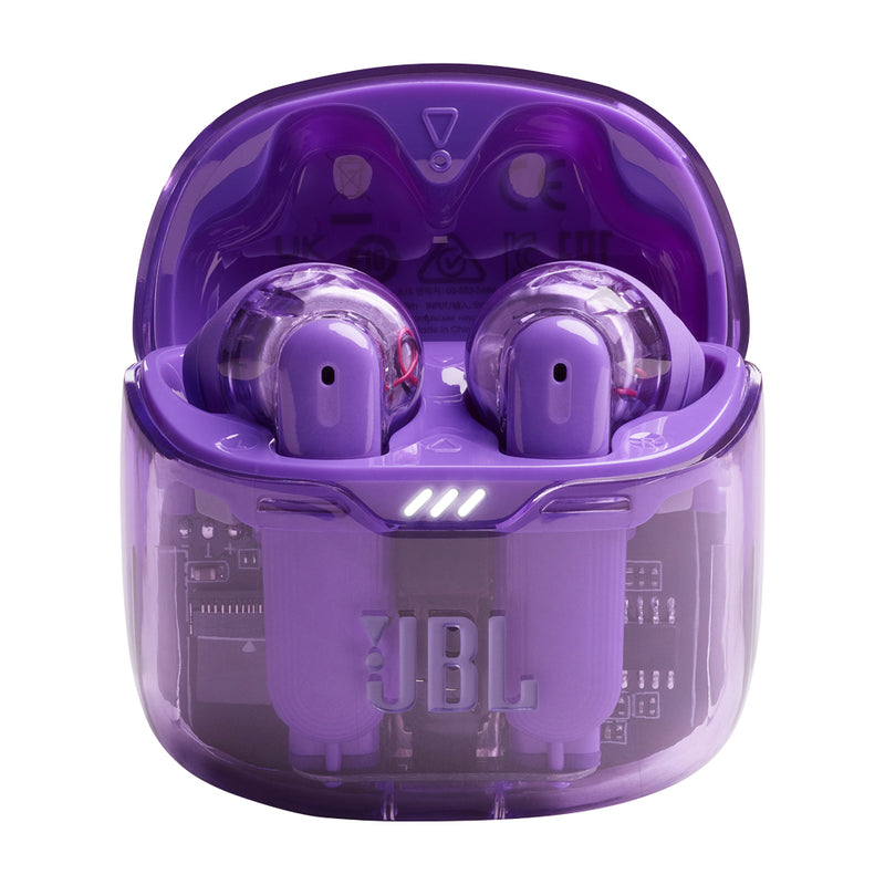 JBL Tune Flex Ghost Edition True Wireless Audífonos Inalámbricos Bluetooth | Active Noise Cancelling | Purpura