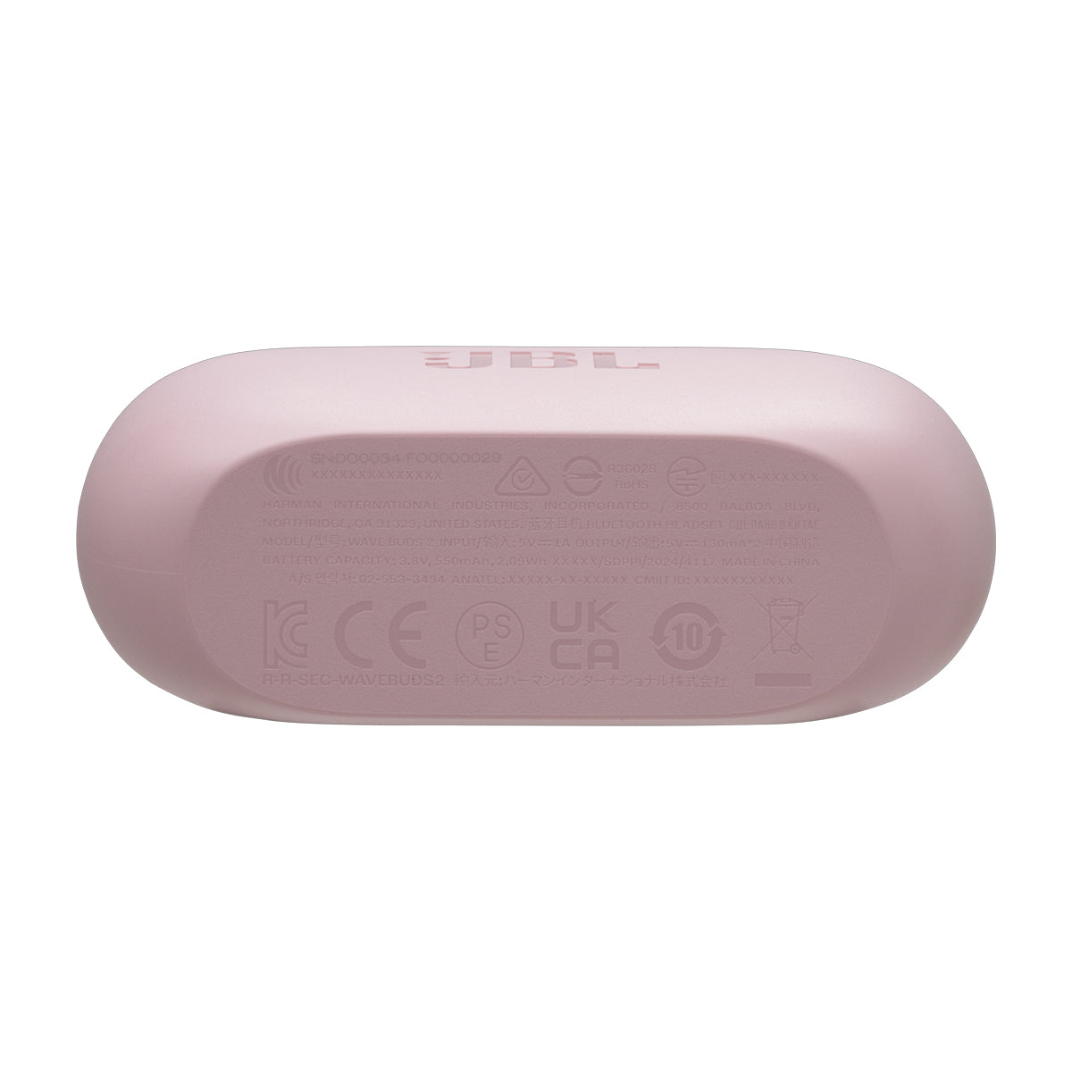 JBL Vibe Buds 2 True Wireless Audífonos Inalámbricos Bluetooth | Active Noise Cancelling | Rosa