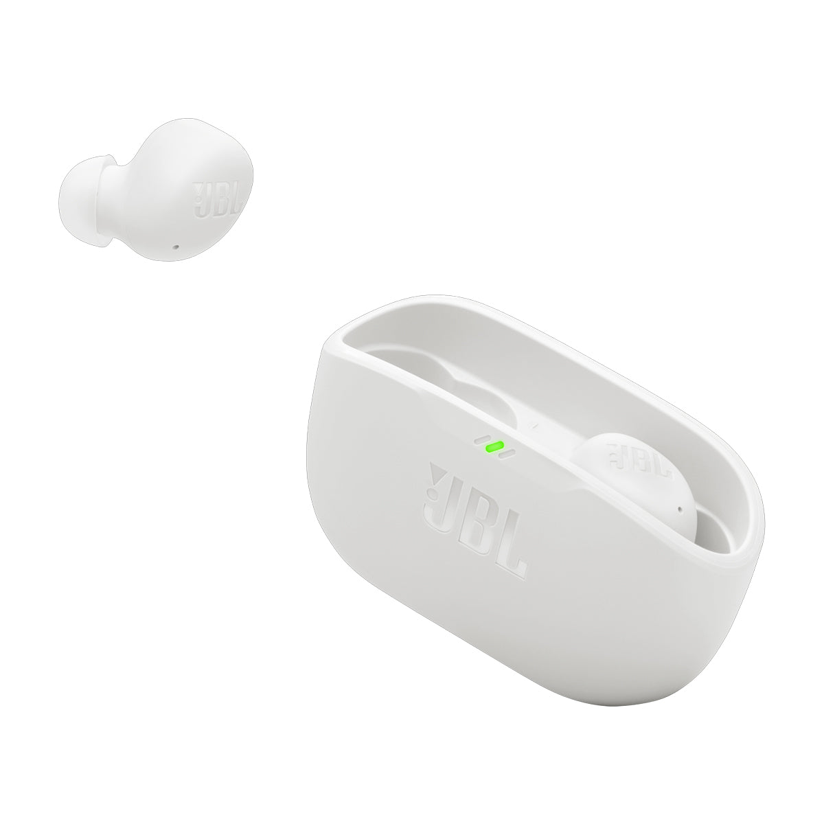 JBL Vibe Buds 2 True Wireless Audífonos Inalámbricos Bluetooth | Active Noise Cancelling | Blanco