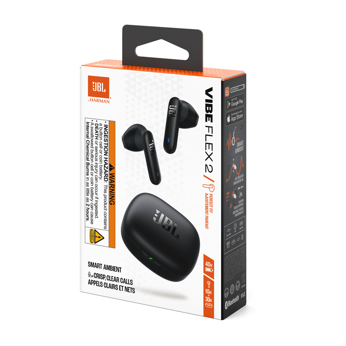 JBL Vibe Flex 2 True Wireless Audífonos Inalámbricos Bluetooth | Negro