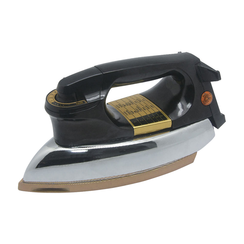 Sankey Plancha de Ropa | Cubierta metálica | Antiadherente | Negro