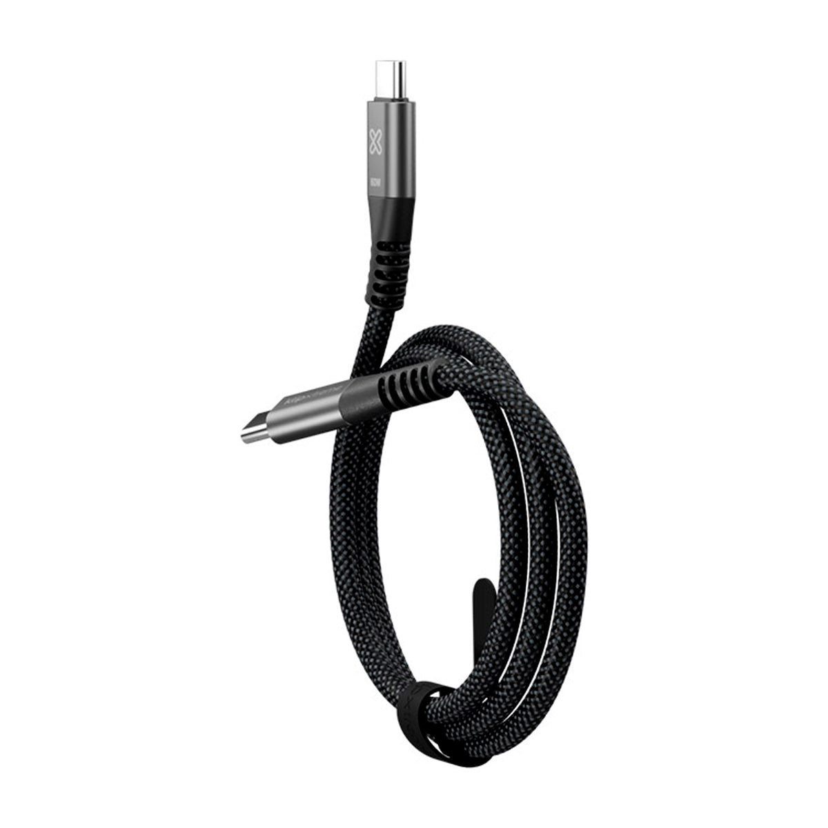 Klip Xtreme PowerGo 750 Cable USB C a USB C | 1.8 Metros | Negro Plateado