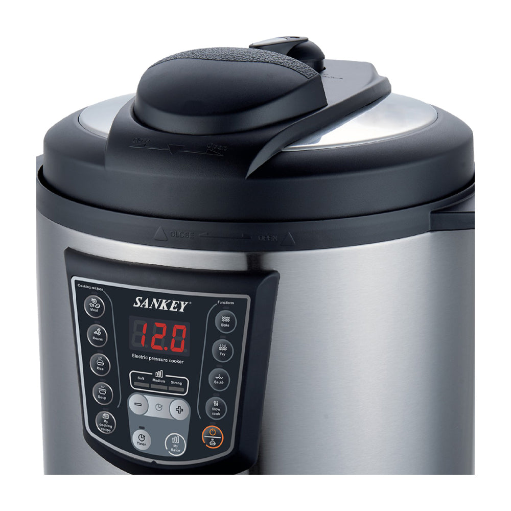 Sankey Olla Multifuncional de 6L | 8 Programas | Sistema Inteligente | Cocción Rápida & Lenta