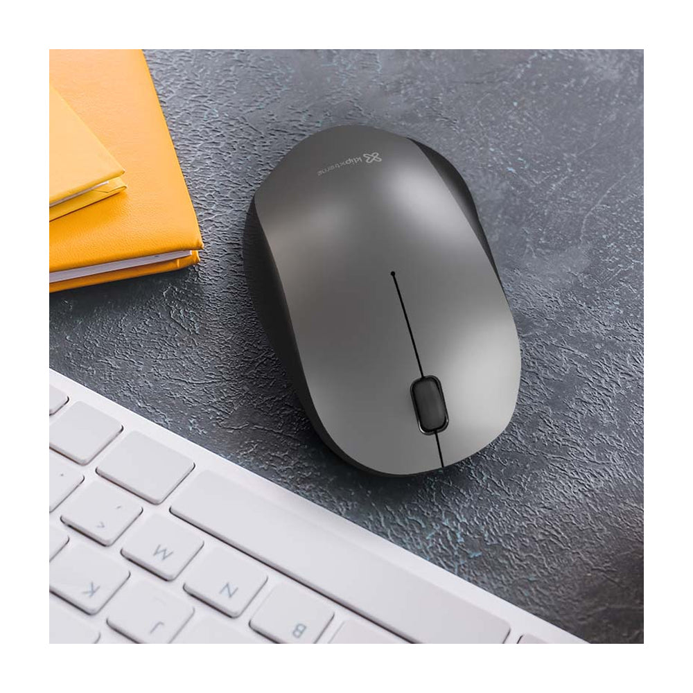 Klip Xtreme Furtive Mouse Inalámbrico | Gris Negro