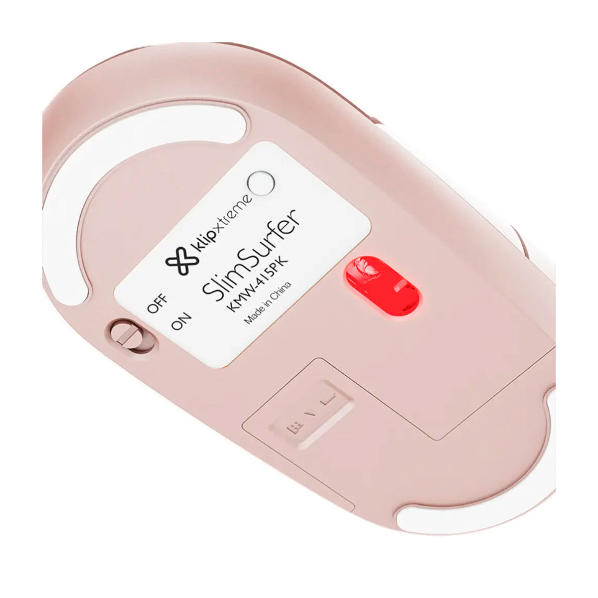 Klip Xtreme SlimSurfer Mouse Inalámbrico | Rosado