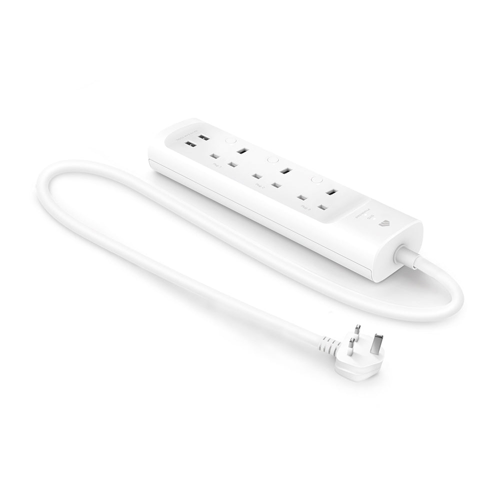 TP-Link Regleta Protectora de Sobretensión Inteligente WiFi | Control Remoto | Control por Voz | Programable | 3 Salidas | 2 USB
