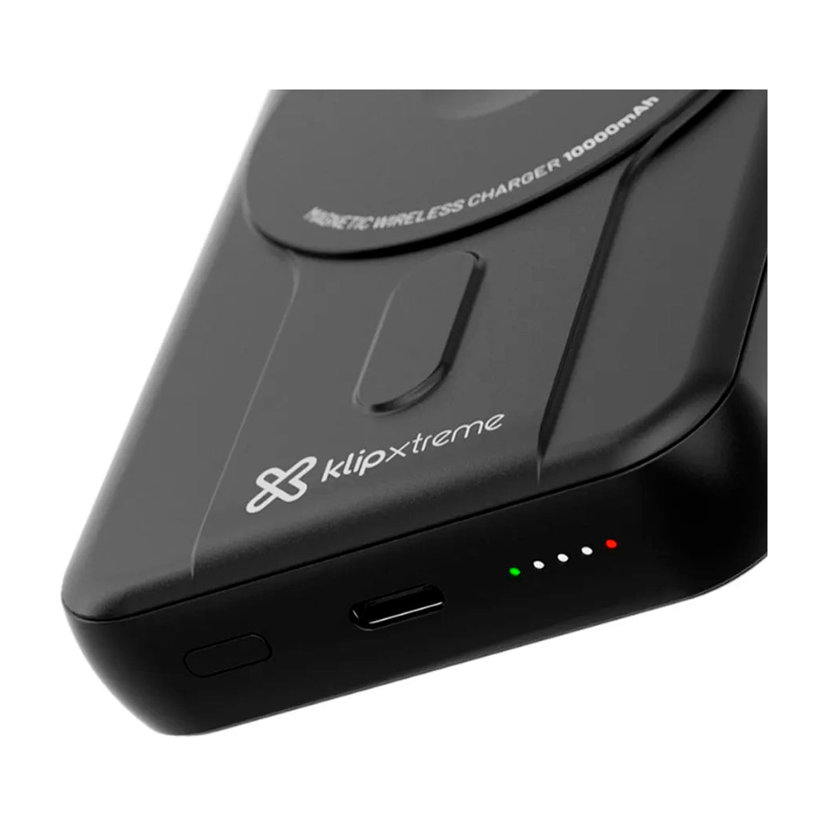 Klip Xtreme PowerMag Batería Portátil para Smartphones y Tablets | 10000Mah | Negro