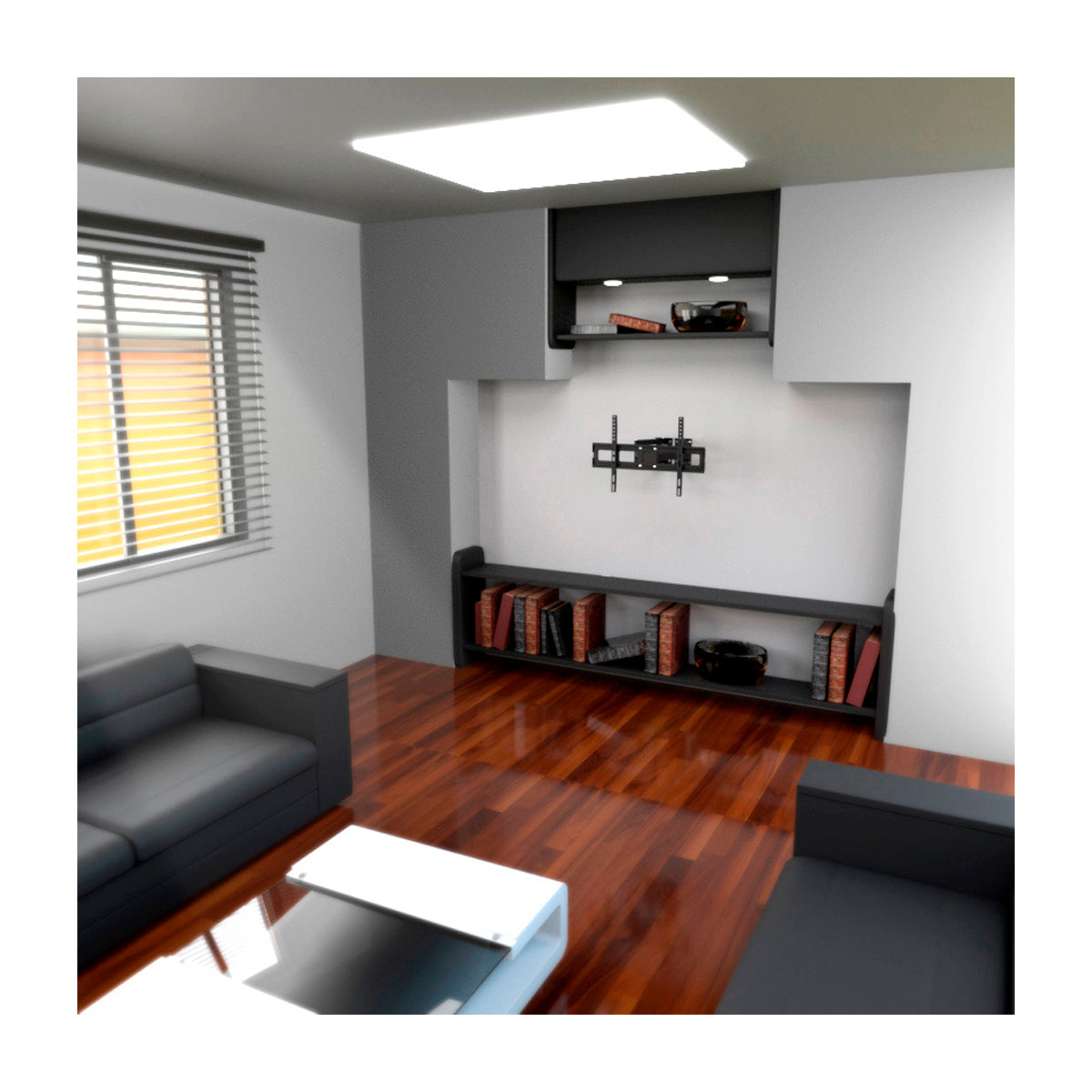 Klip Xtreme Soporte de Esquina o Pared Movible para Televisores de 32" a 65"