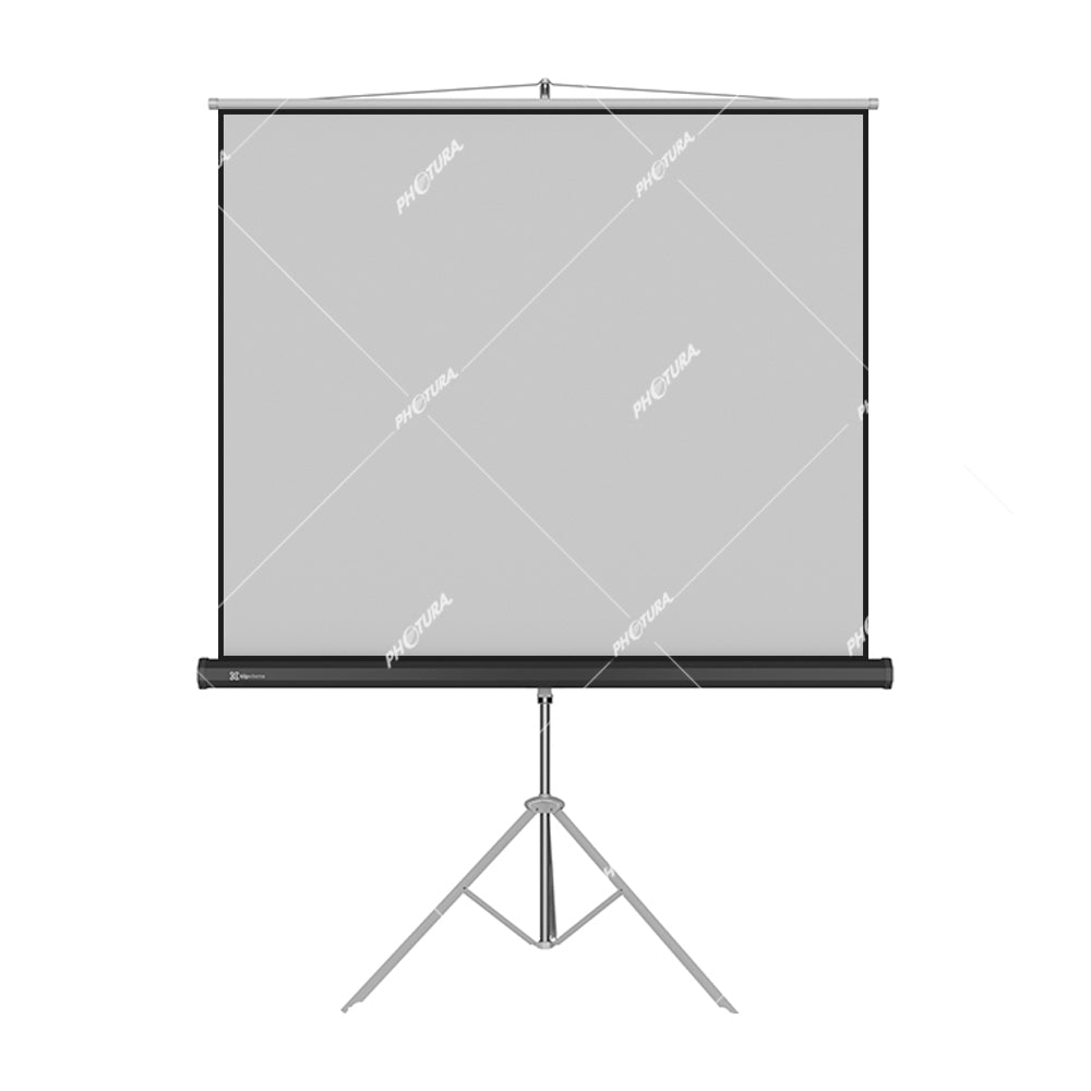 Klip Xtreme Pantalla para Proyector de 86" | Diseño Portátil con Trípode | 4:3